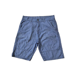 Ring Of Fire Chambray Flat Front Zip-Fly Men's Shorts XXL Waist 38" Inseam 11"